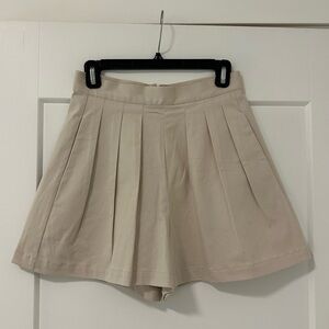 Corey Lynn Calter Pleated A-line Shorts